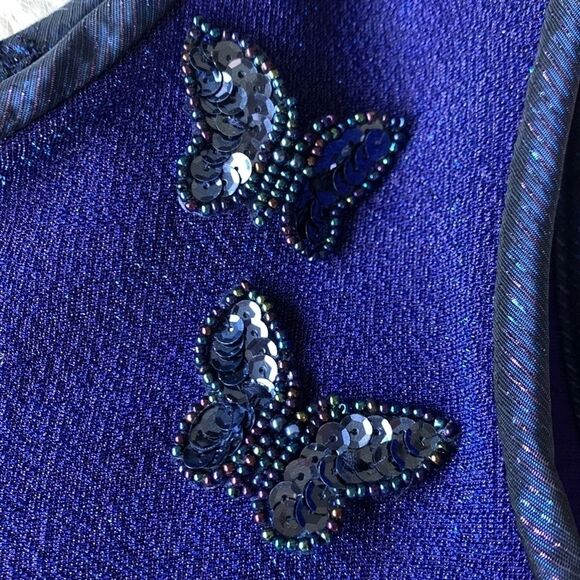 Vintage Bonnie Jean Girls Two Piece Metallic Skirt Set. Top Size 8. Skirt Size 7 - Picture 9 of 15